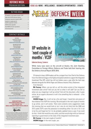 ADM's Defence Week Premium 436 PDF Version